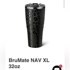 BruMate NAV XL 32oz Black Leopard Tumbler